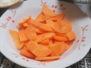 かぼちゃ溶け込む豚汁のレシピ手順 ③