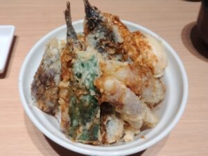 博多天ぷらたかお「銚子産いわし天丼」