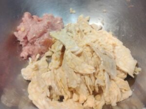 テンペ入り肉団子の酢豚のレシピ 5