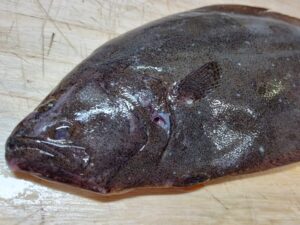 角上魚類で買った天然平目 1