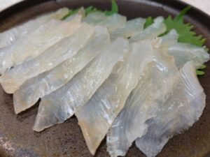 ヒラメの昆布締め