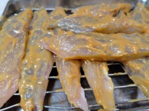 サワラの西京漬け(レモンパイの料理)