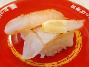 かっぱ寿司：金目鯛食べ比べ