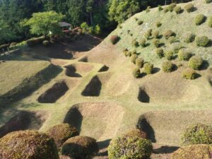 三島市の山中城址（城跡）