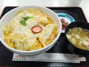 餃子チーズゆば丼（上河内SA）