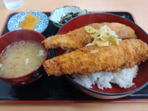 ほっけフライ丼（道の駅ふかうら-本日のオススメ）