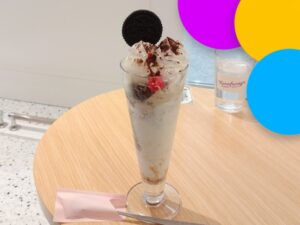 クッキークリームチーズパフェ（からふね屋CAFE）1