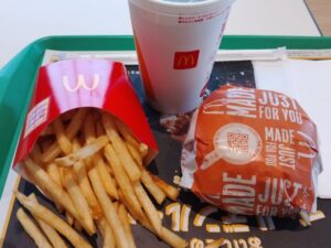 マクドナルド「辛ダブチセット」