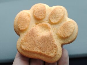 10日九州旅 （小倉猫茶屋の肉球バターケーキ）2-22