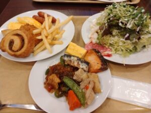 10日九州旅 （ルートイン行橋の朝食）3-1