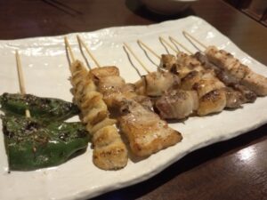 10日九州旅 （炭匠だんの串盛合わせ８種）5-29
