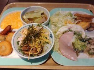 10日九州旅 （ルートイン薩摩川内の朝食）6-1