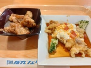 10日九州旅（阪九フェリーでの夕飯）9-18