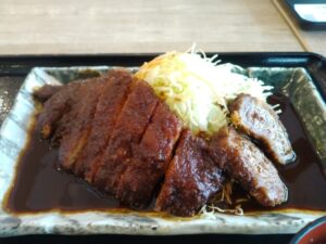 10日九州旅（岡崎SAの矢場とん）10-4