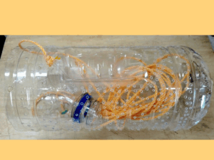 焼酎ボトルの魚用罠