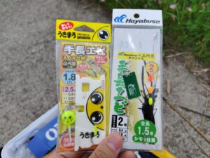 釣り具屋さんで買った手長エビの仕掛け