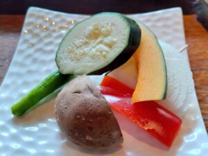 馬喰ランチ3（焼野菜盛り）