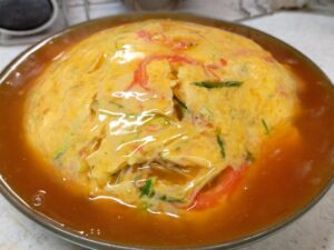 天津飯（レモンパイの料理）
