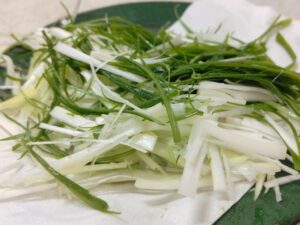 北京ダック用の長ねぎ