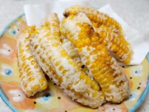 トウモロコシの竜田揚げ（レモンパイの料理）