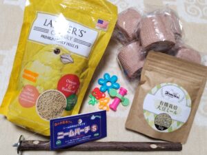 バーズグルーミングショップで購入したもの