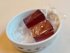 ひまわり亭で出てきた寒天ゼリー