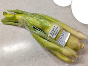 道の駅賤母で買ったマコモタケ