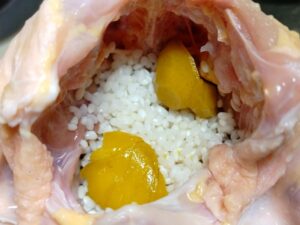 親鶏でサムゲタン作り 4