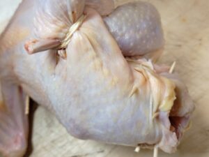 親鶏でサムゲタン作り 5