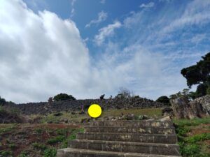 久米島の伊敷索城城跡 1