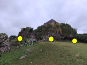 北中城村の中城城跡 3