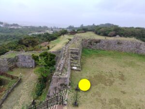 北中城村の中城城跡 11