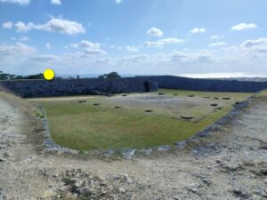 読谷村の座喜味城跡 6