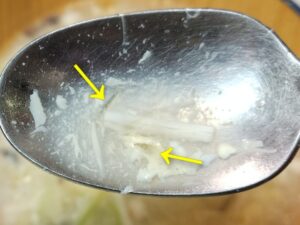 自作の感想フカヒレによるふかひれスープ②