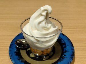 資さんうどんのソフトクリーム