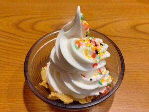 しゃぶ葉のソフトクリーム