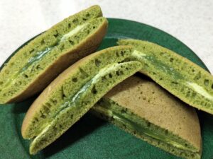 ローソン×森半コラボ「ふわもちパンケーキ抹茶２個入」3