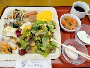 平泉ホテル武蔵坊での朝食バイキング