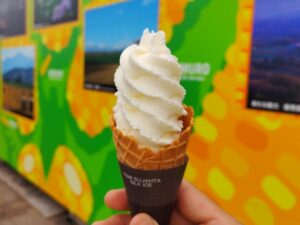 北海道レアチーズソフト（とかち平原マルシェ）