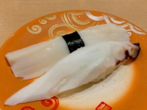 北海道産たこ足・頭セット（しゃりハーフ、回転寿司トリトン）