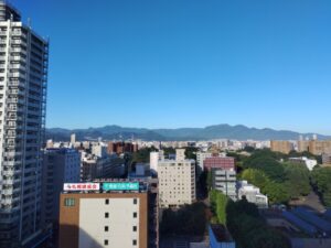 京王プレリアホテル客室からの眺め
