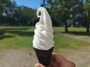 岩瀬牧場直送ソフトクリーム（支笏湖、北海道千歳市）