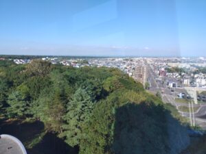 緑ヶ丘公園の展望台からの景色（北海道苫小牧市）1