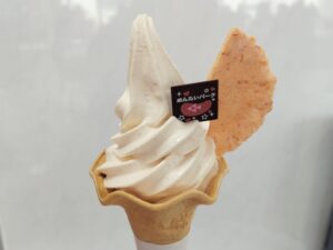 めんたいソフトクリーム（めんたいパーク大洗）