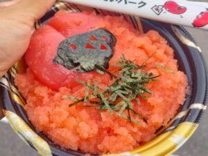 鬼盛り！めんたい丼（めんたいパーク大洗）